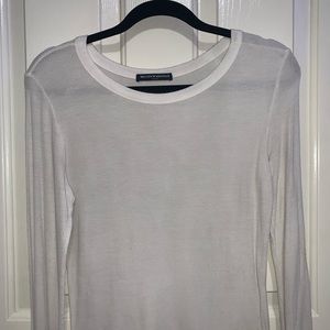 Brandy Melville semi sheer white top